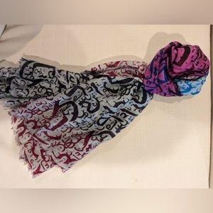 Monogram Scarf silk